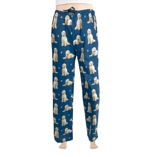 Goldendoodle Pajama Bottoms - Unisex Cotton Blend PJs