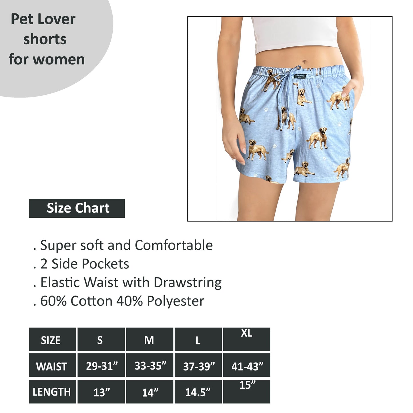 Labrador Yellow Shorts