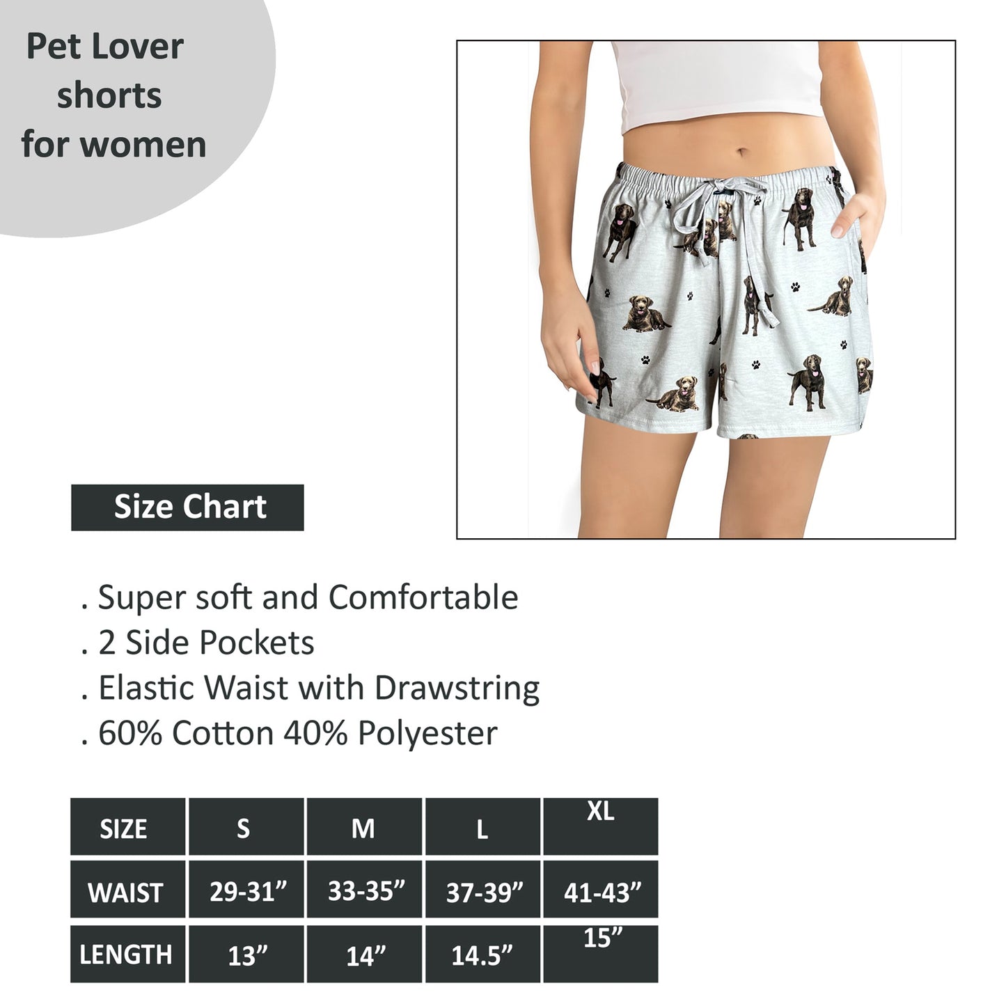 Labrador Chocolate Shorts