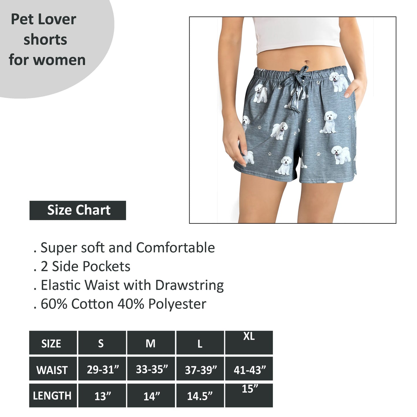 Bichon Frise Shorts
