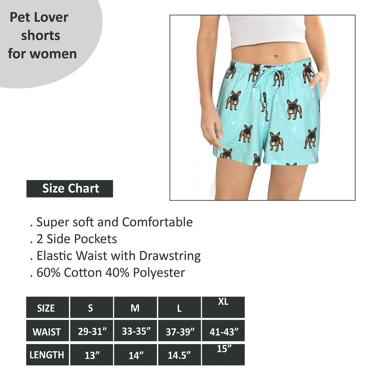 French Bulldog Shorts