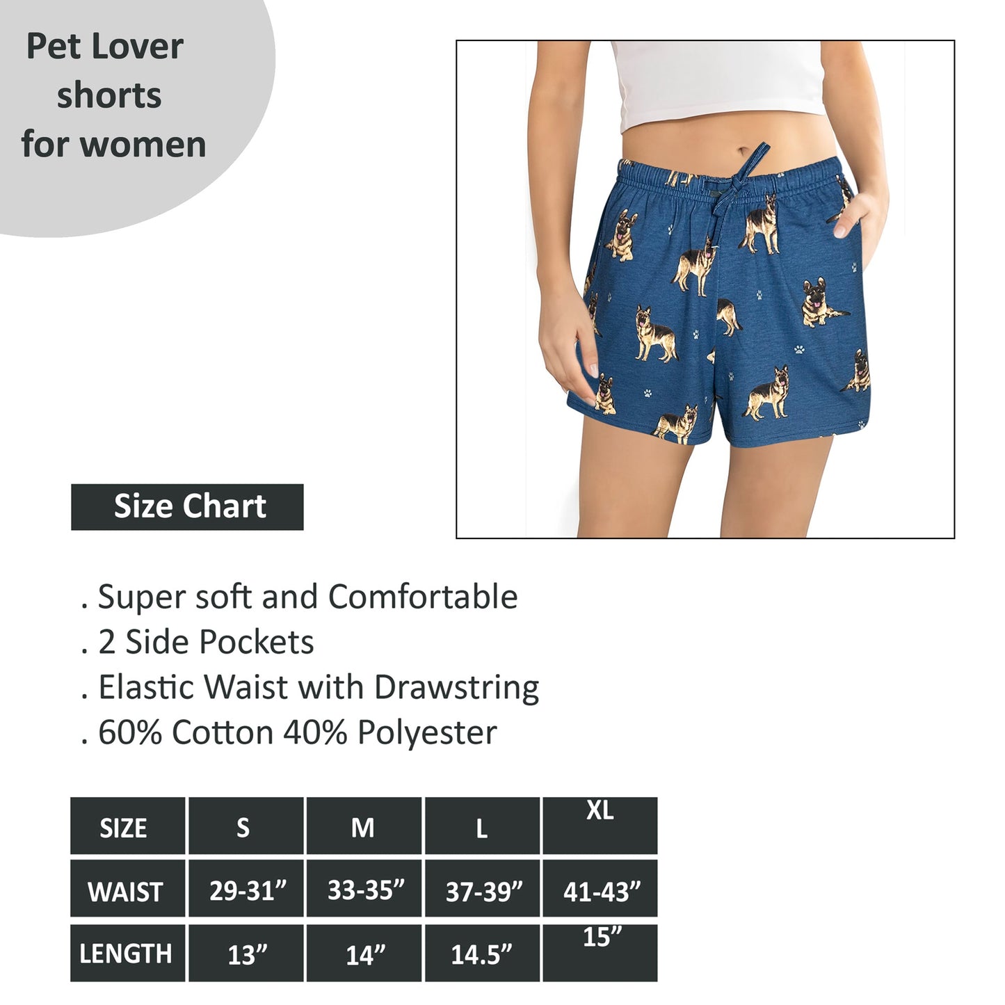 German Shepherd Shorts