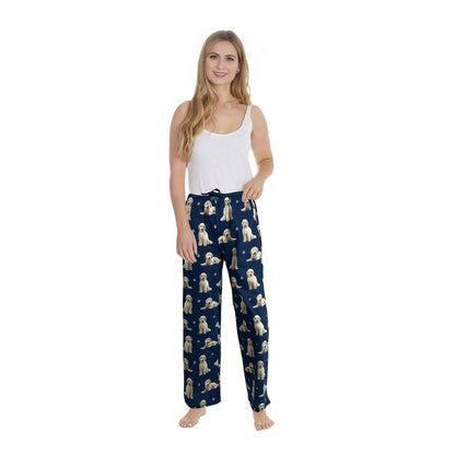 Goldendoodle Pajama Bottoms - Unisex Cotton Blend PJs