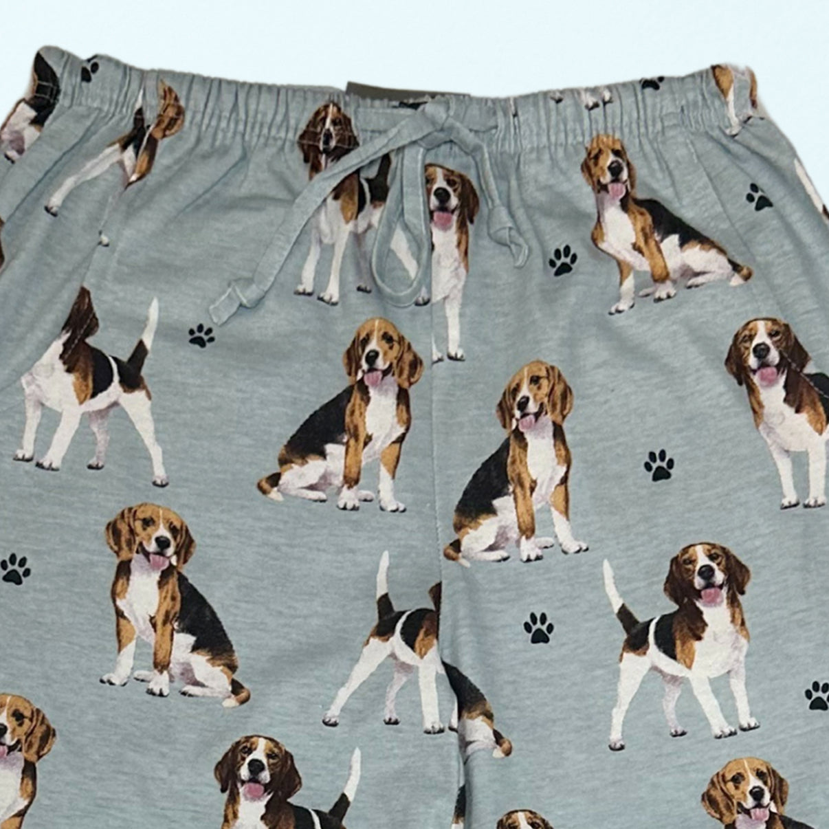 Beagle Pajama Bottoms - Unisex Cotton Blend PJs