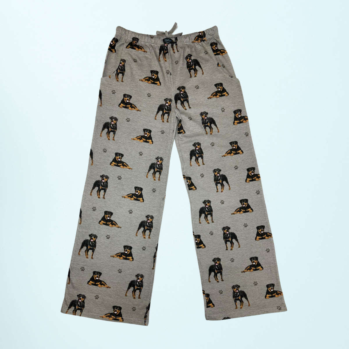 Rottweiler Pajama Bottoms - Unisex Cotton Blend PJs