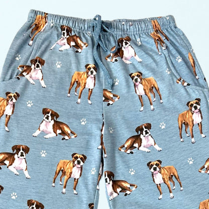Boxer Pajama Bottoms - Unisex Cotton Blend PJs