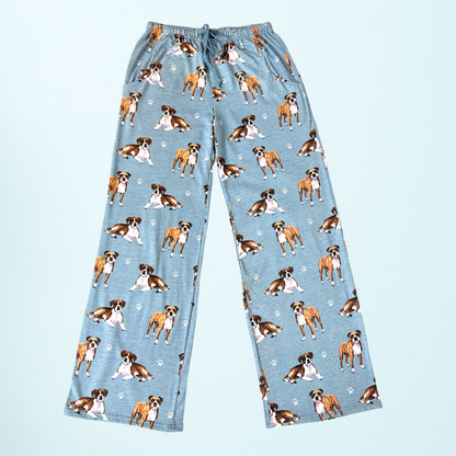 Boxer Pajama Bottoms - Unisex Cotton Blend PJs