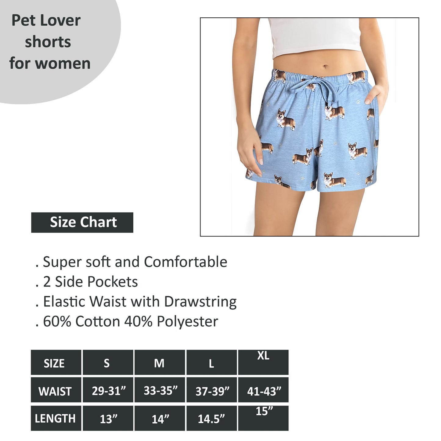 Welsh Corgi Shorts