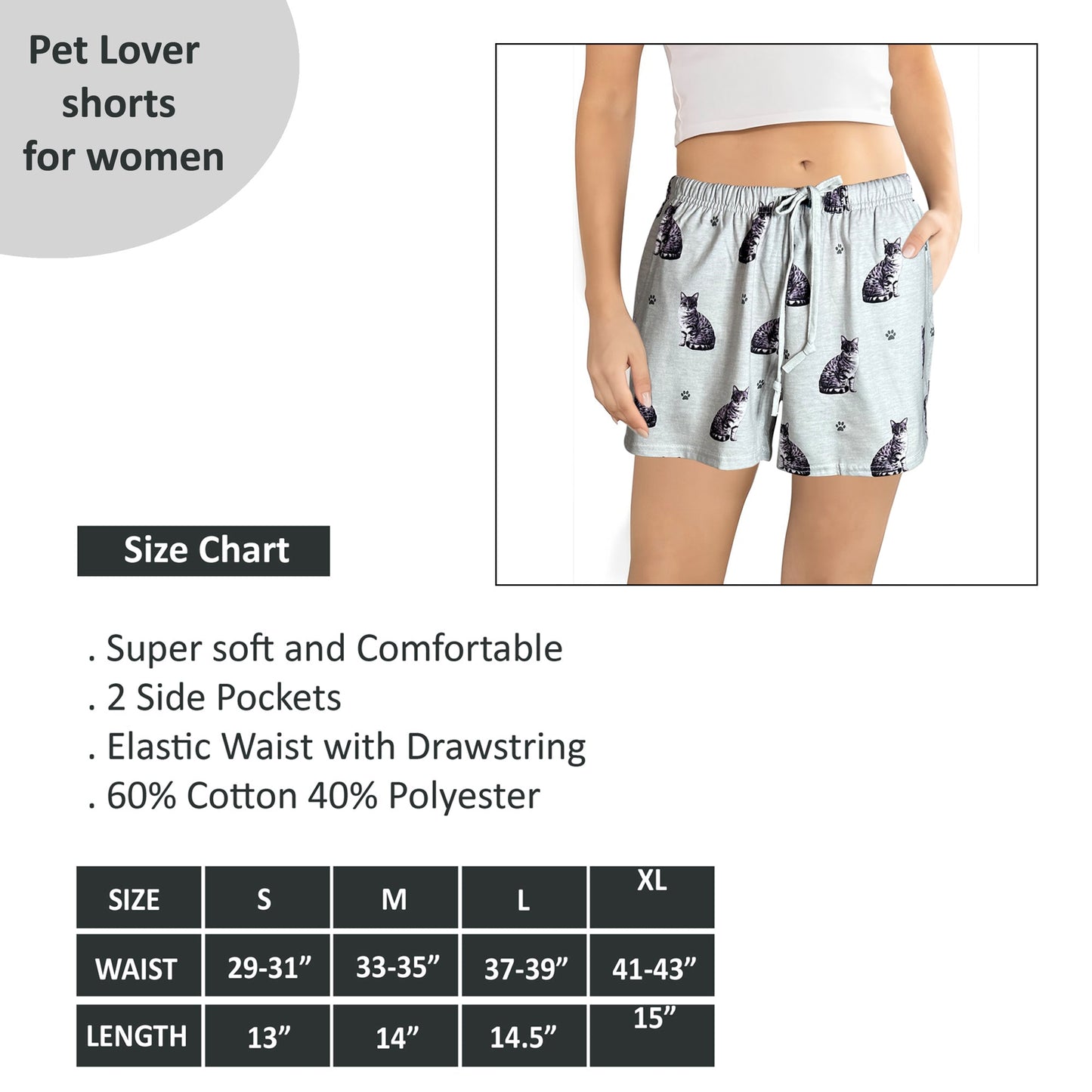 Tabby Cat Shorts